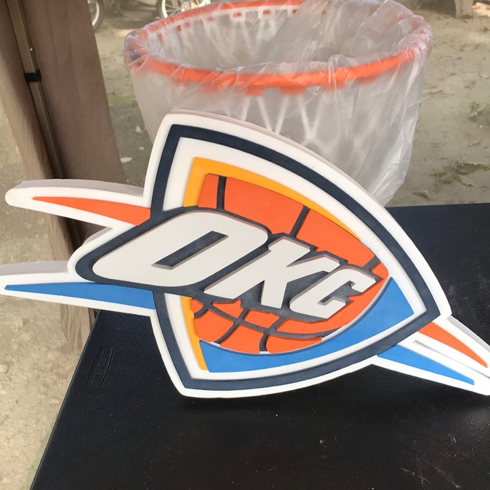 OKC fan foam emblem